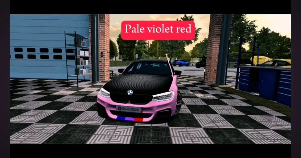Car parking multiplayer color codes pale violet red
